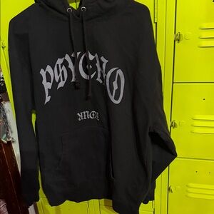 Black Graphic Hoodie